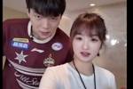 🍬❤️杨瀚森女友此前在CBA全明星赛期间采访小杨 那时还未官宣